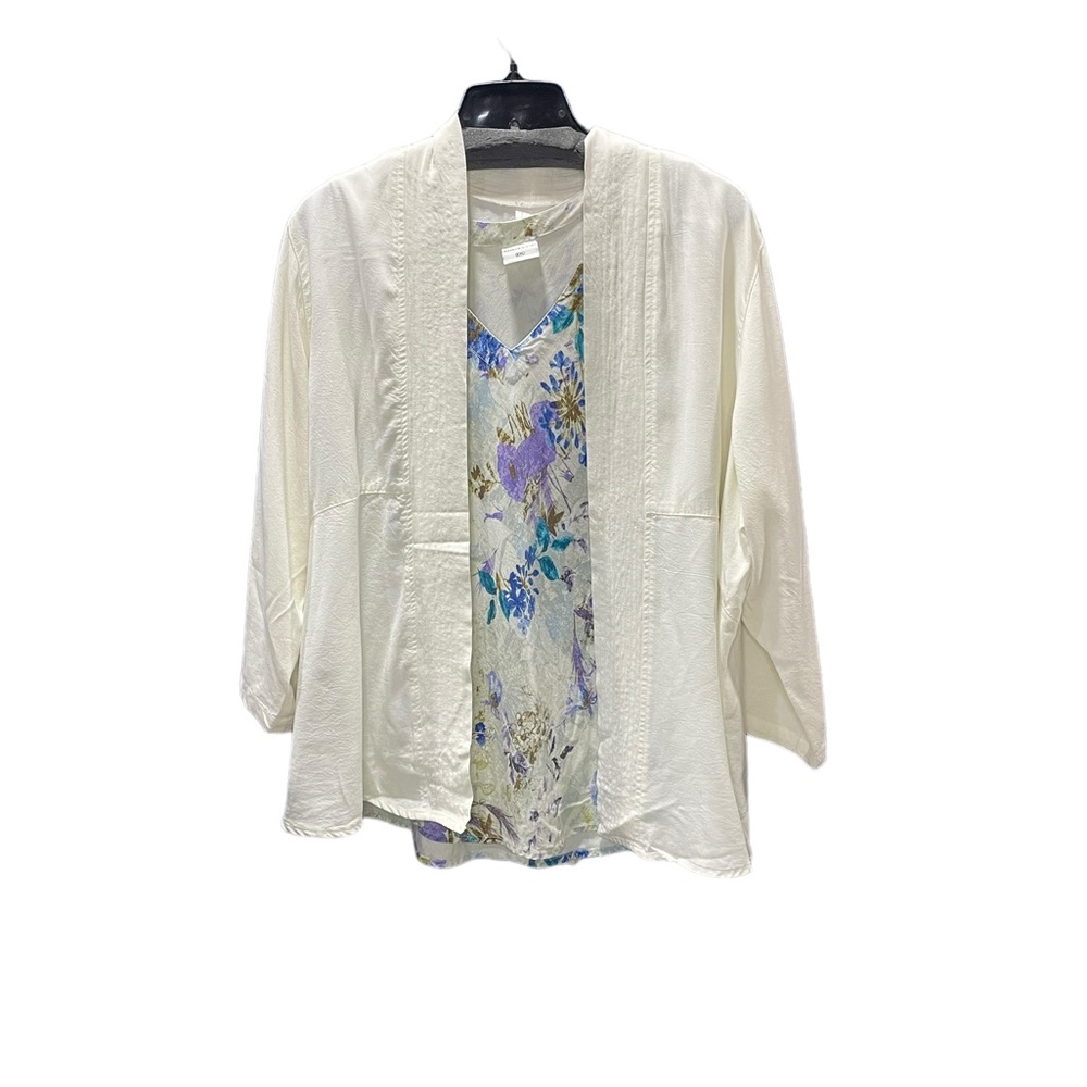 CMC Ivory Floral Twinset‎
